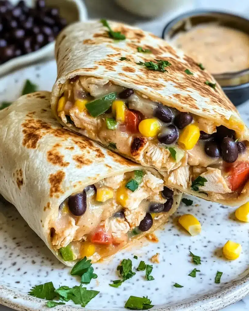 Spicy Southwest Chicken Wrap Recipe
