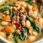 Hearty Italian Sausage Spinach Soup Recipe