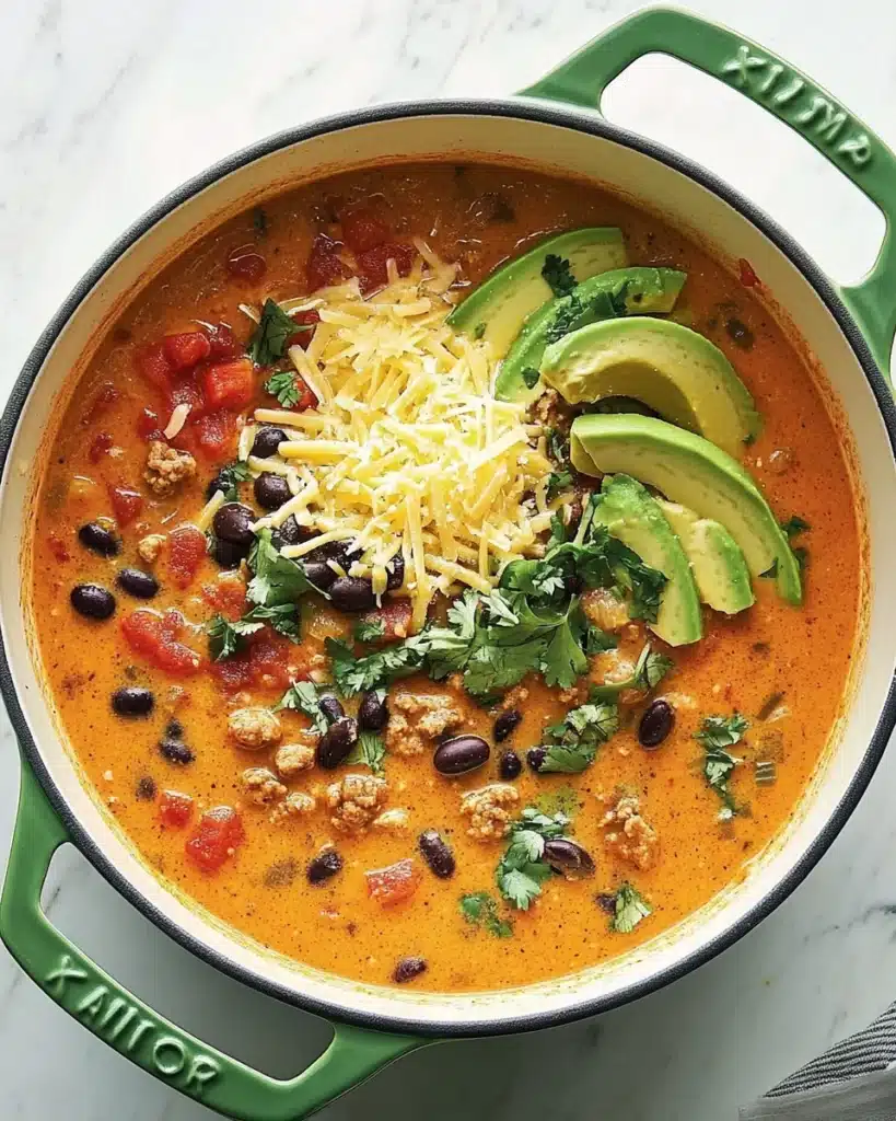 Cheesy Taco Soup Recipe