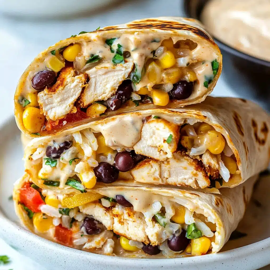 Spicy Southwest Chicken Wrap Recipe - Recipe Image