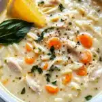 Lemony Chicken and Orzo Soup Recipe