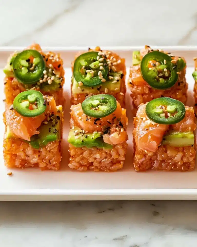 Spicy Salmon Crispy Rice Delight Recipe