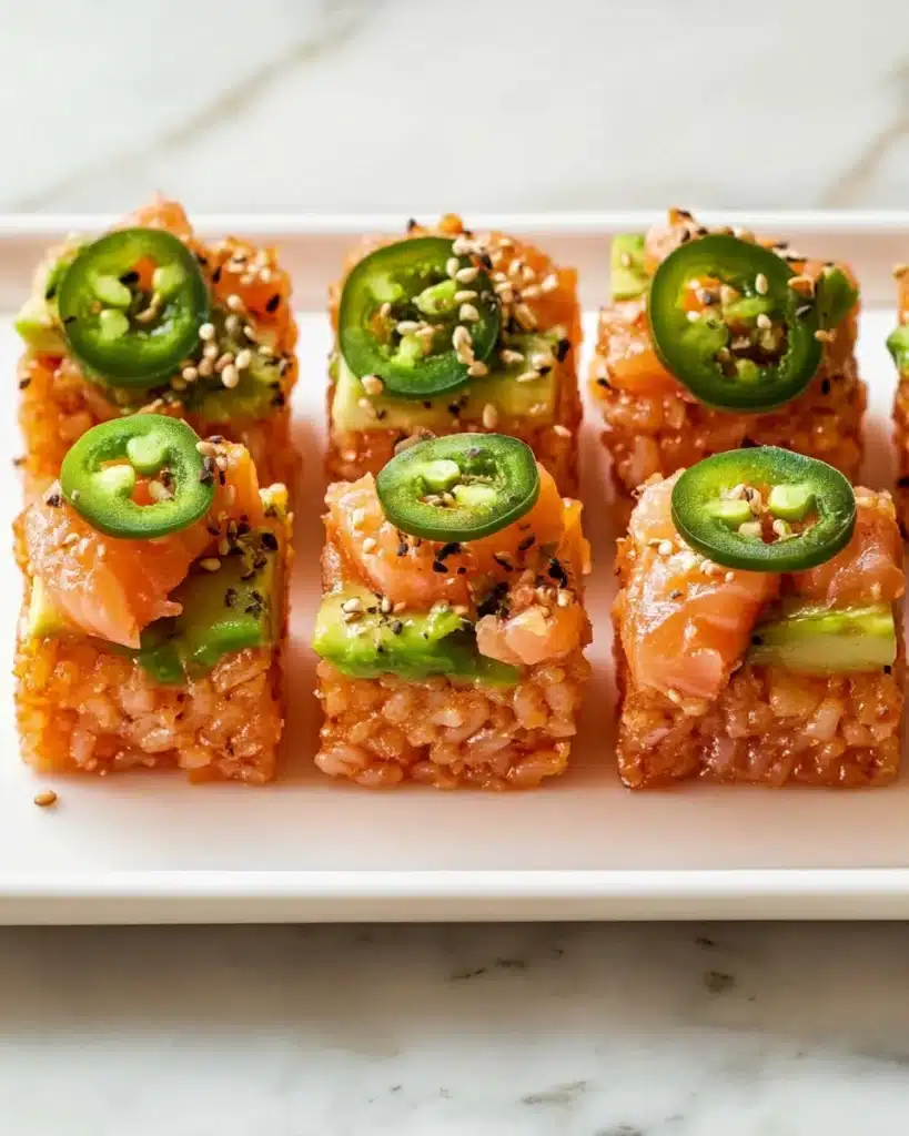 Spicy Salmon Crispy Rice Delight Recipe