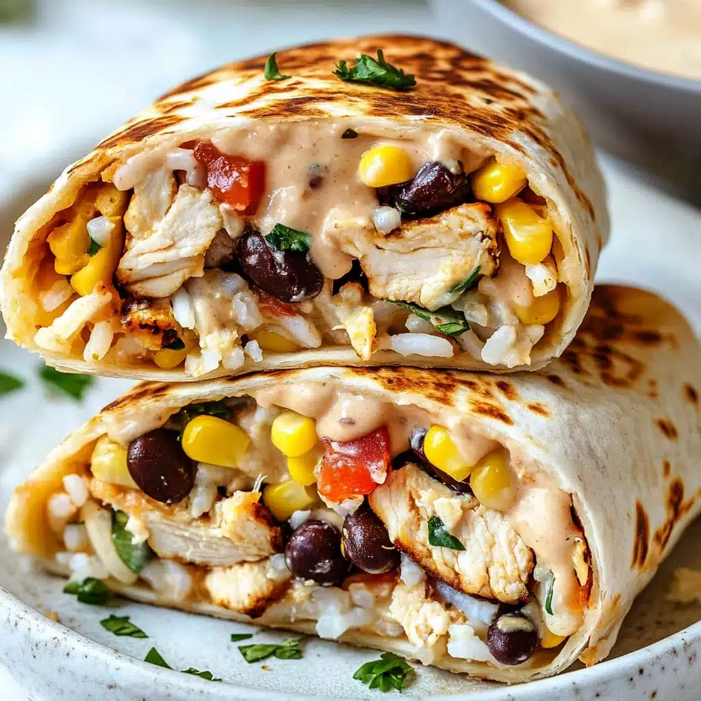 Spicy Southwest Chicken Wrap Recipe - Recipe Image