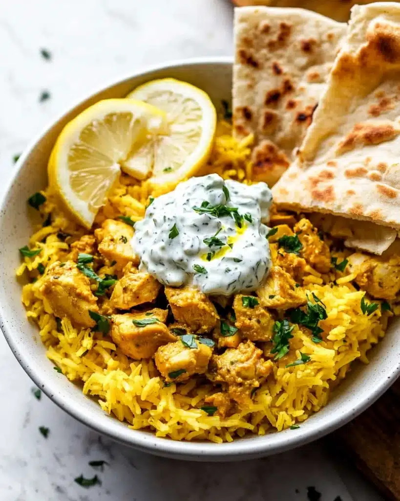 Greek-Inspired Dump-and-Bake Chicken and Rice Recipe