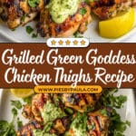 Grilled Green Goddess Chicken Thighs Recipe