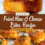 Fried Mac & Cheese Bites with Sweet Basil Marinara Recipe