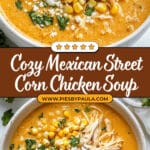 Spicy Mexican Street Corn Chicken Soup Recipe