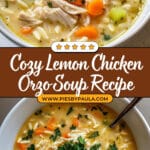 Lemon Chicken Orzo Soup Recipe