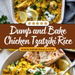 Greek-Inspired Dump-and-Bake Chicken and Rice Recipe
