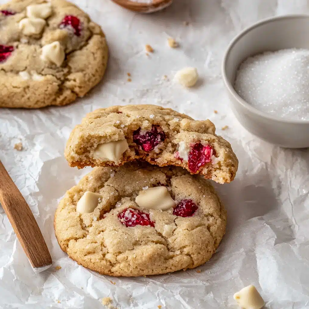 Copycat Subway Raspberry White Chocolate Cheesecake Cookies Recipe - Recipe Image