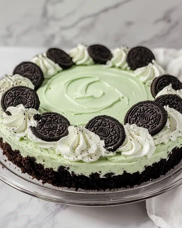 No-Bake Grasshopper Pie Recipe