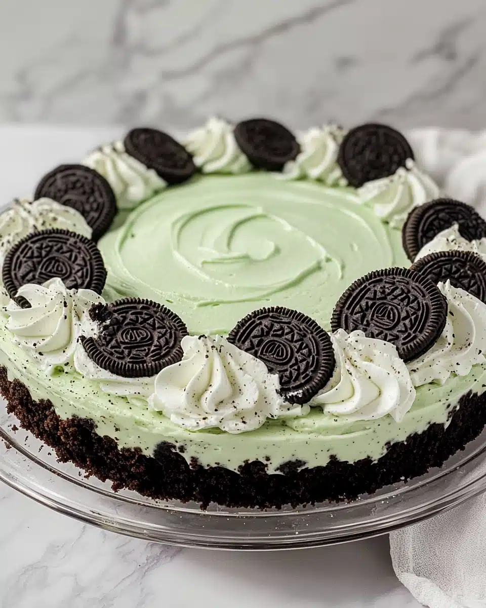 No-Bake Grasshopper Pie Recipe