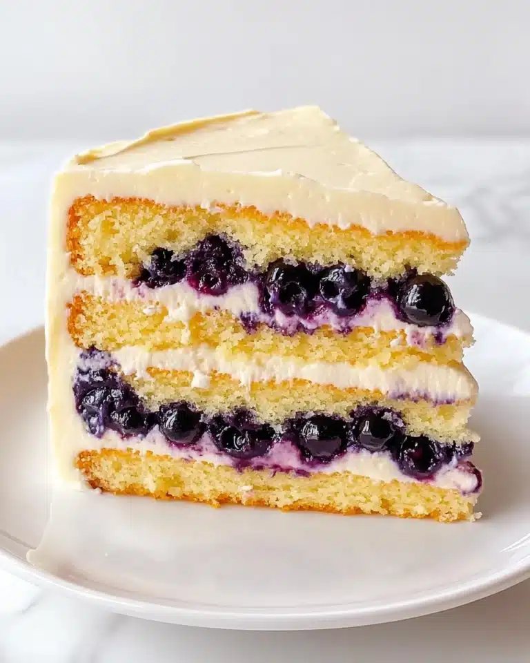 Lemon Blueberry Cake Recipe