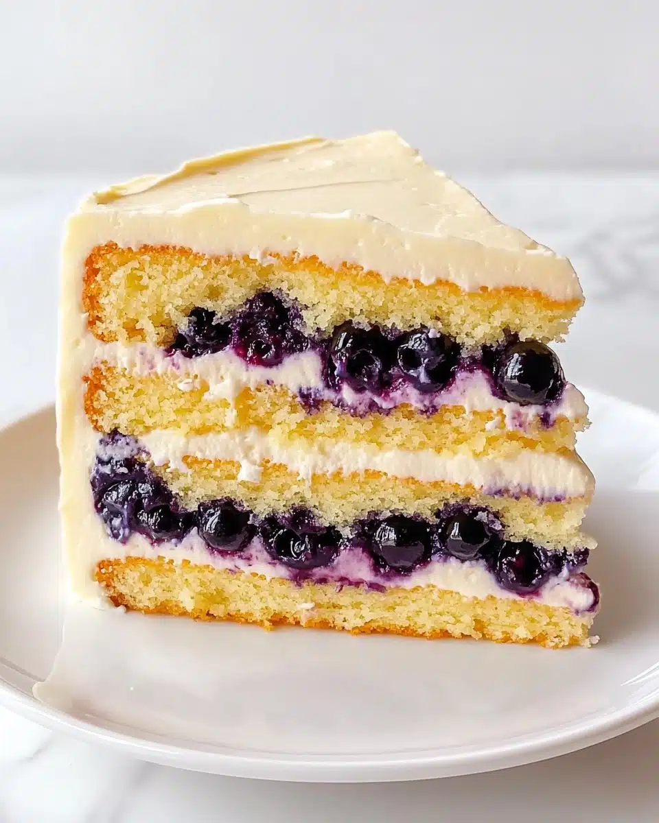 Lemon Blueberry Cake Recipe