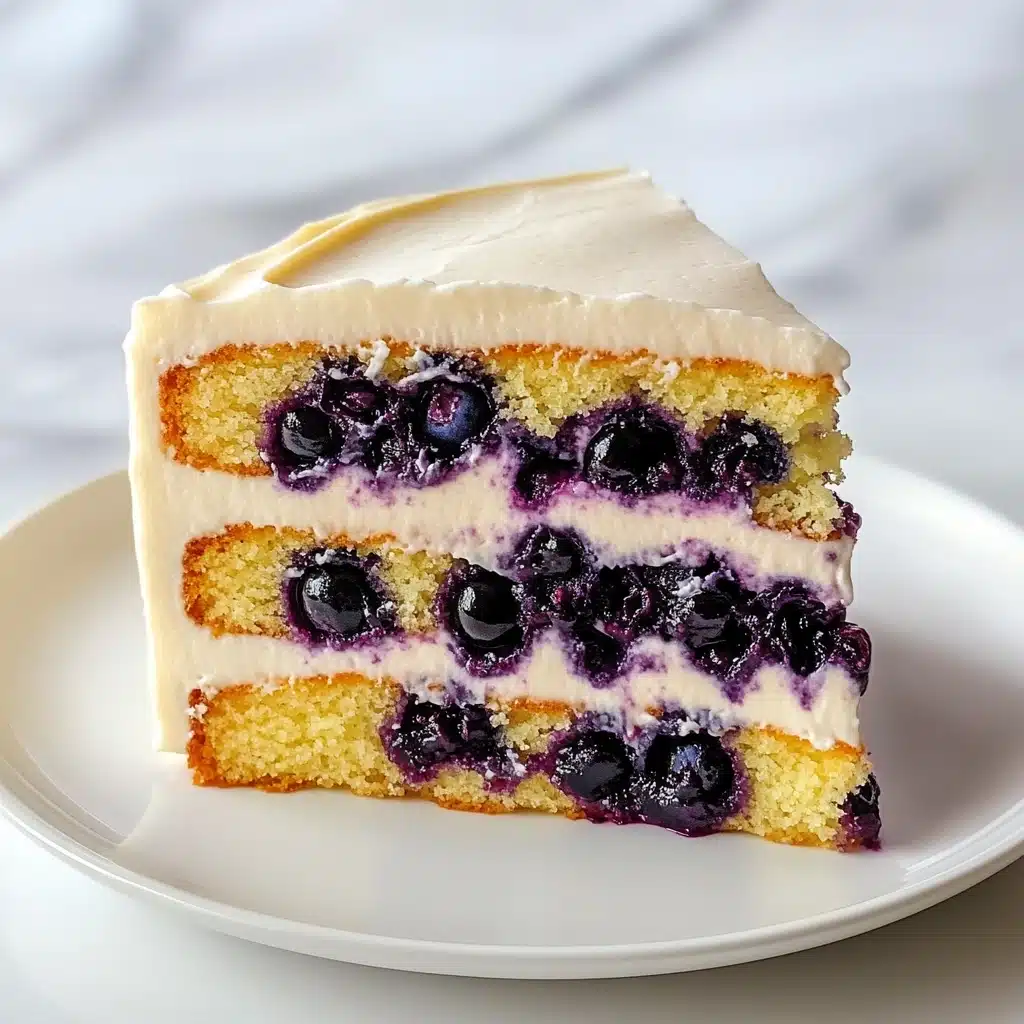 Lemon Blueberry Cake Recipe - Recipe Image