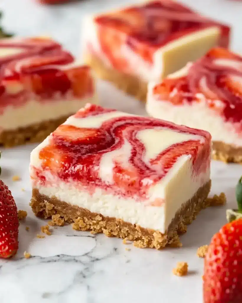 Strawberry Cheesecake Bars Recipe