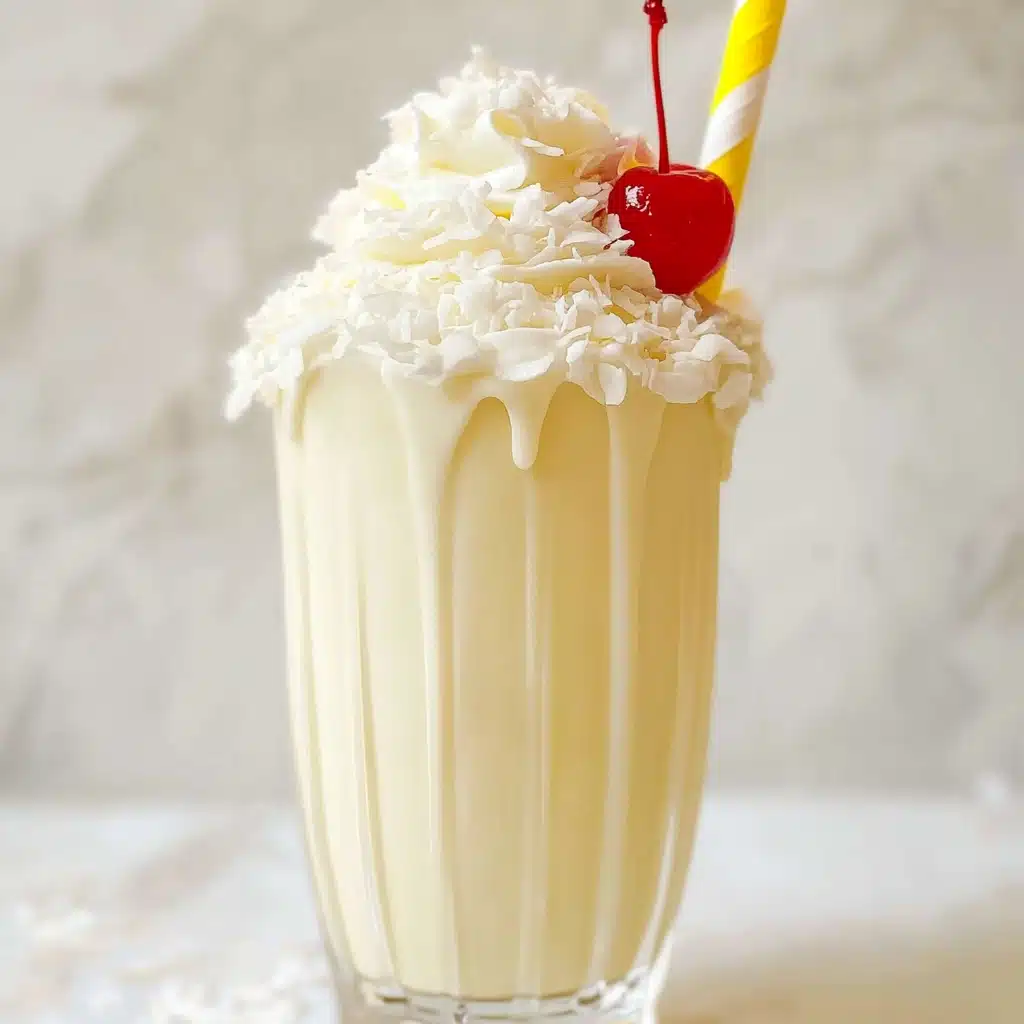 Pina Colada Milkshakes Recipe - Recipe Image