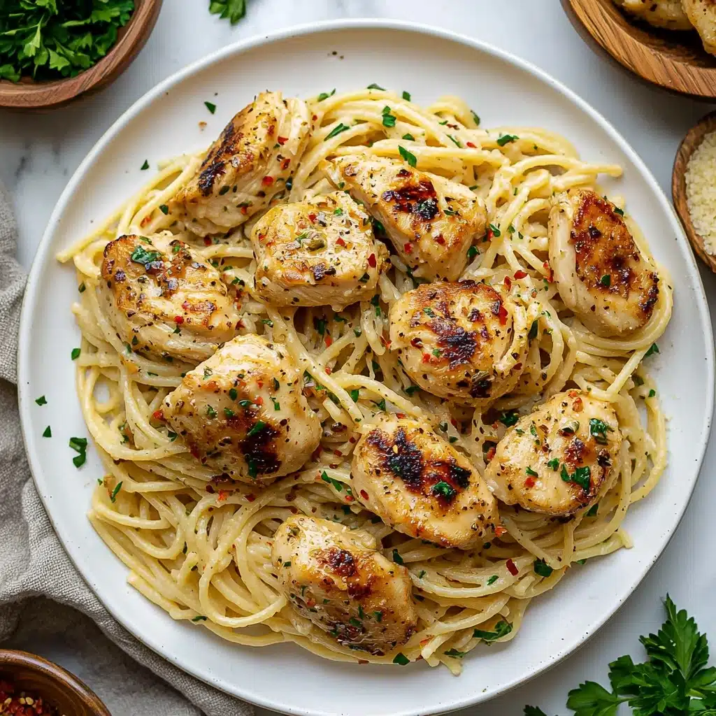 Cowboy Butter Chicken Linguine Recipe - Recipe Image
