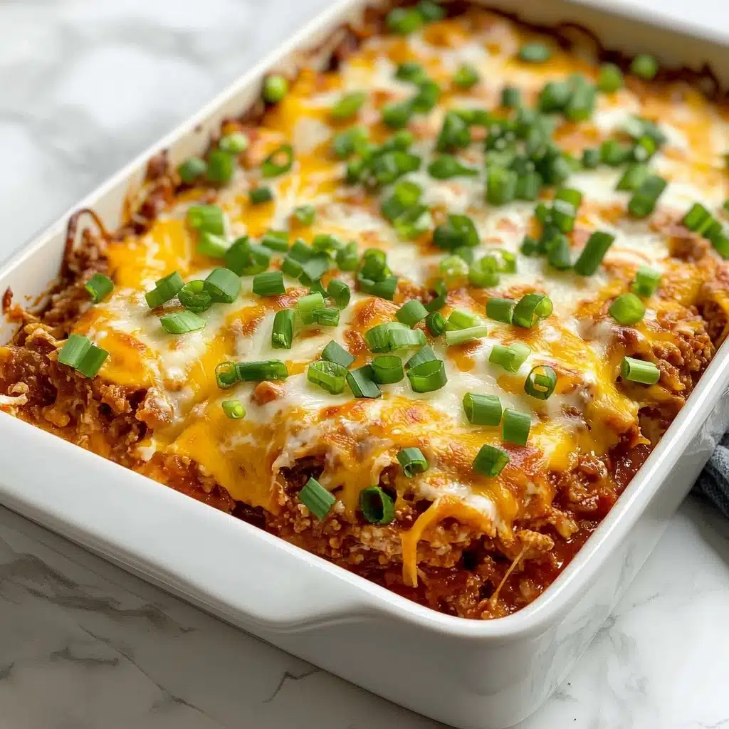 Healthy Chicken Taco Casserole Recipe - Recipe Image