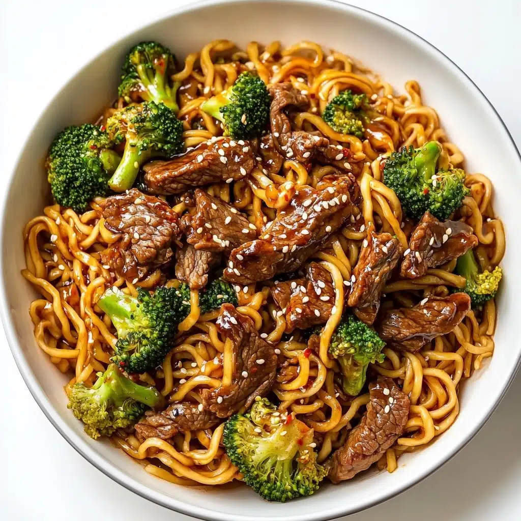 Beef and Broccoli Ramen Stir Fry Recipe - Recipe Image