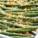 Roasted Parmesan Green Beans Recipe