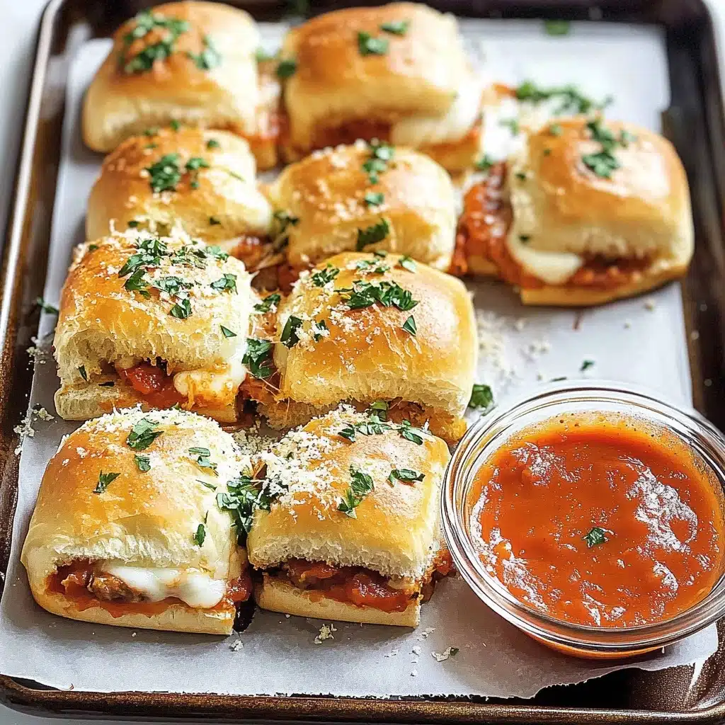 Chicken Parmesan Sliders Recipe - Recipe Image