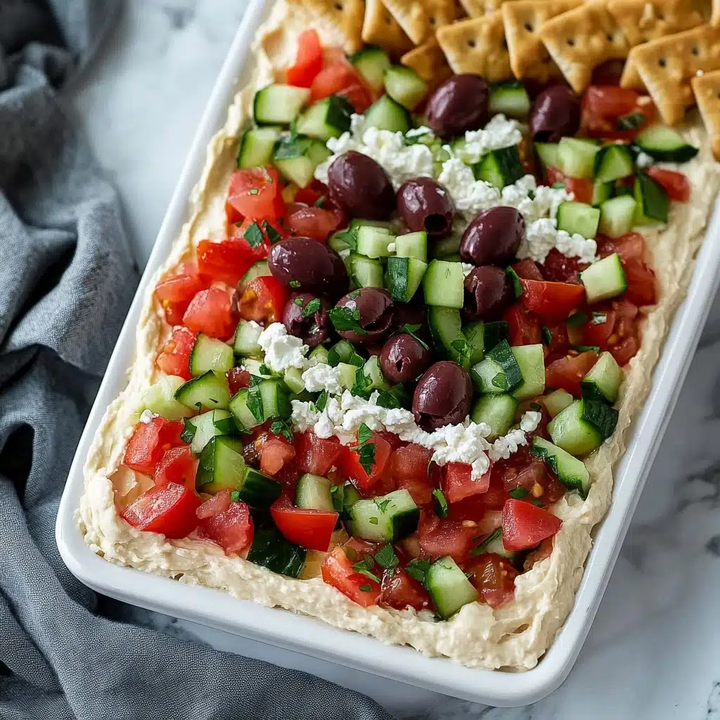 Layered Greek Dip Recipe - Recipe Image