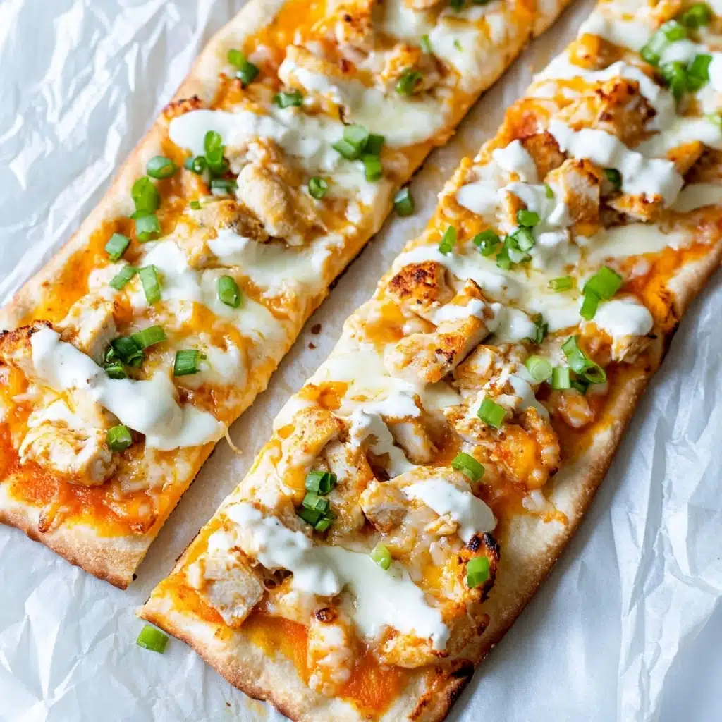 Buffalo Chicken Flatbread Recipe - Recipe Image