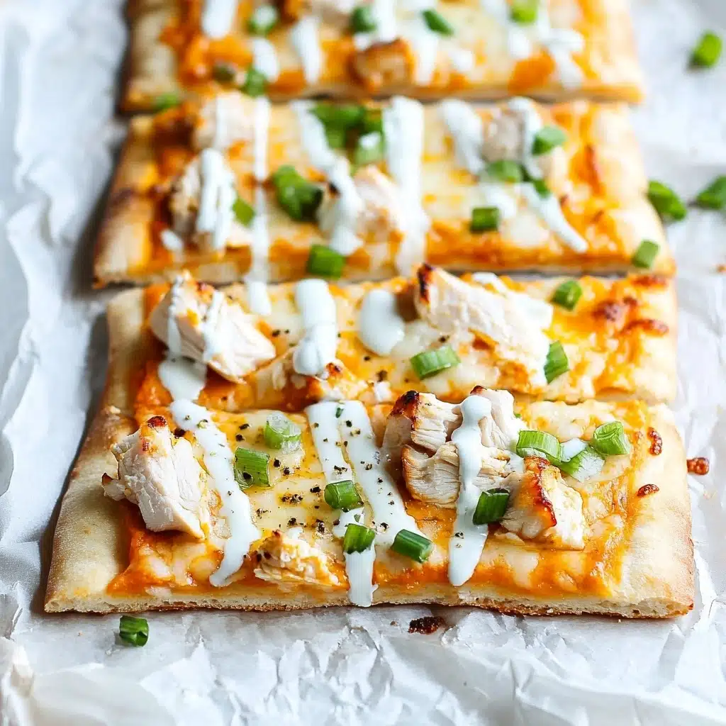 Buffalo Chicken Flatbread Recipe - Recipe Image