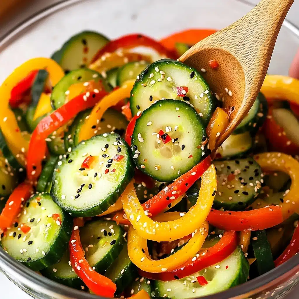 Cucumber and Sweet Pepper Salad Recipe - Recipe Image