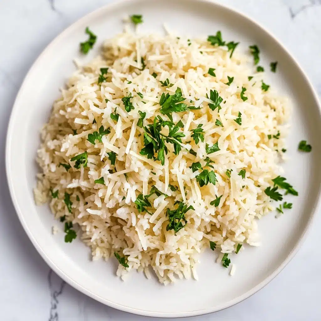 Garlic Parmesan Rice Recipe - Recipe Image