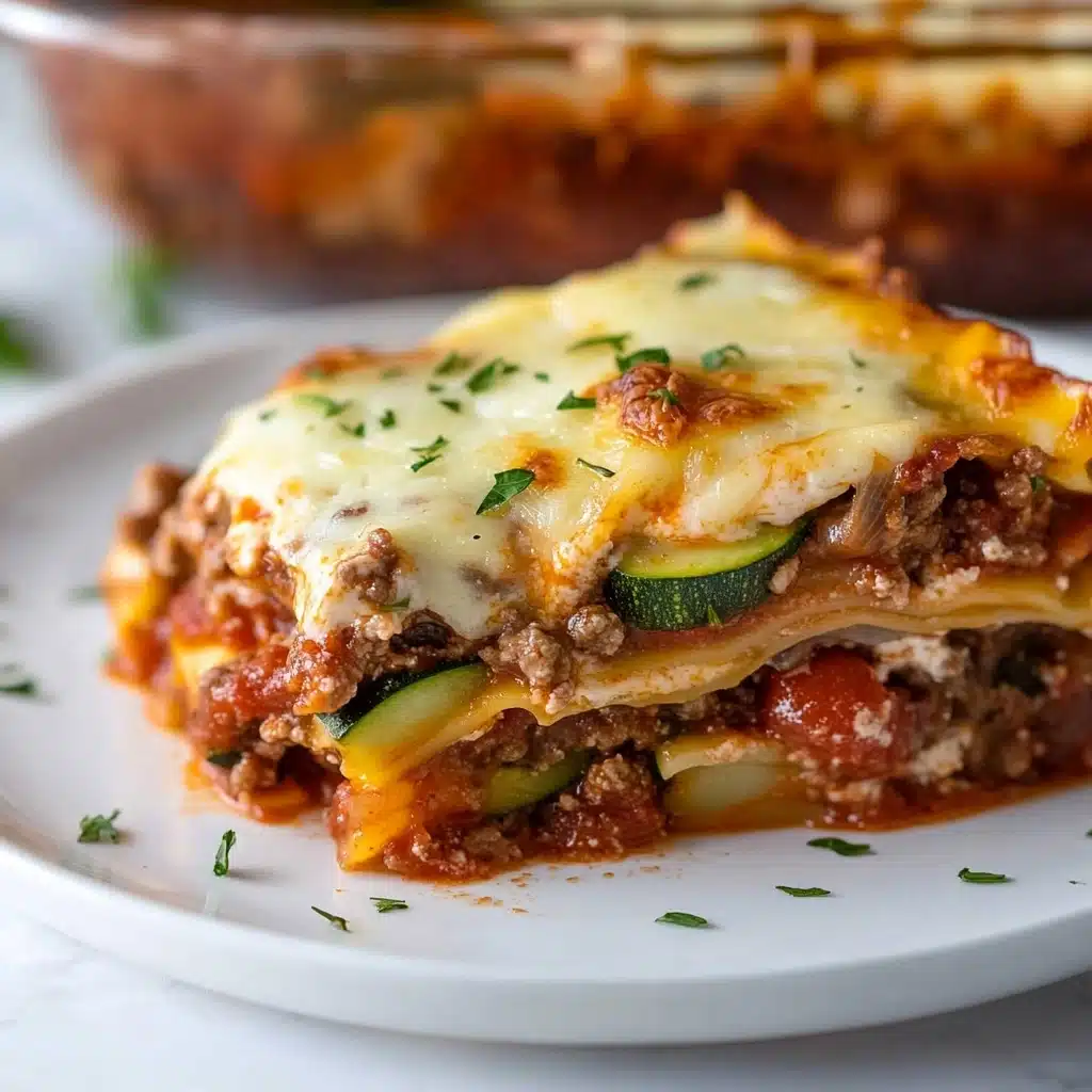 Ground Beef Zucchini Casserole Recipe - Recipe Image