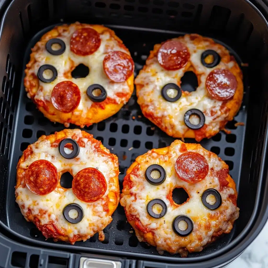Air Fryer Pizza Bagels Recipe - Recipe Image