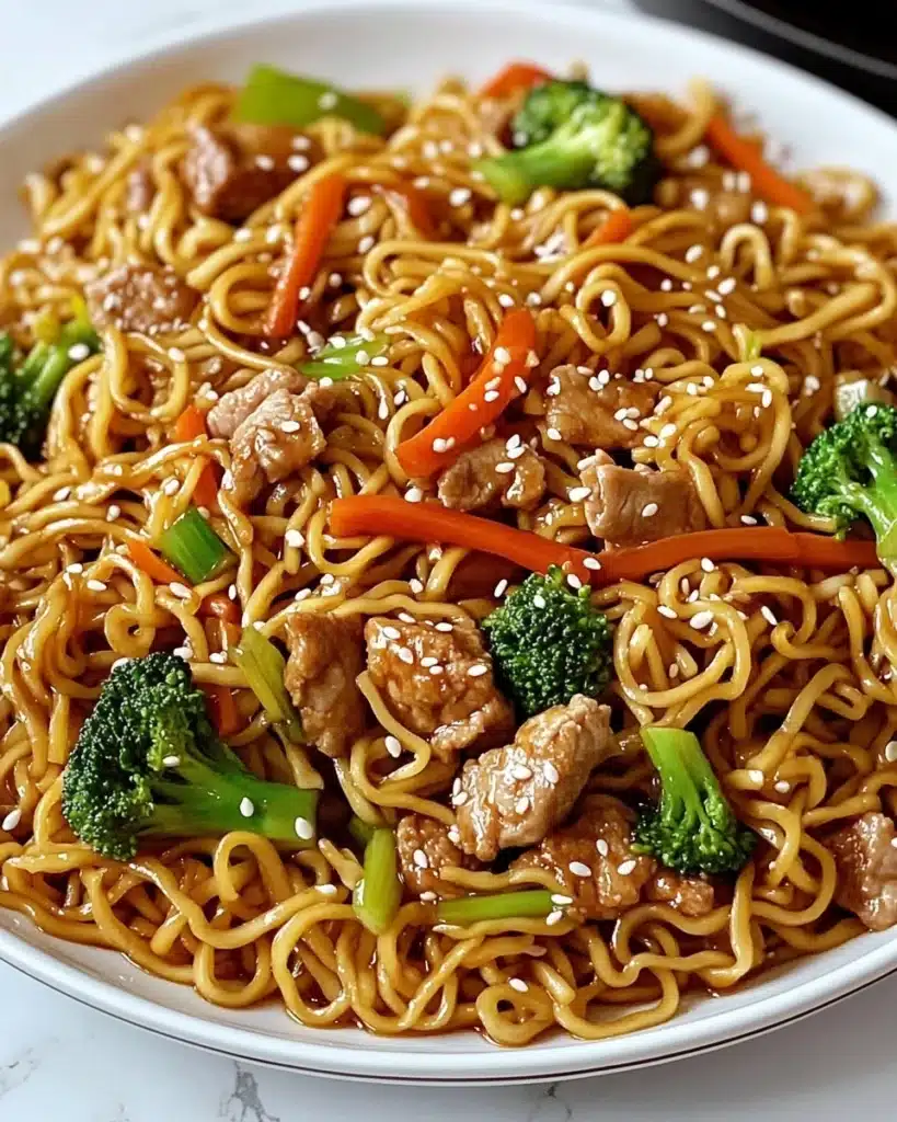 Spicy Chicken Ramen Stir Fry Recipe