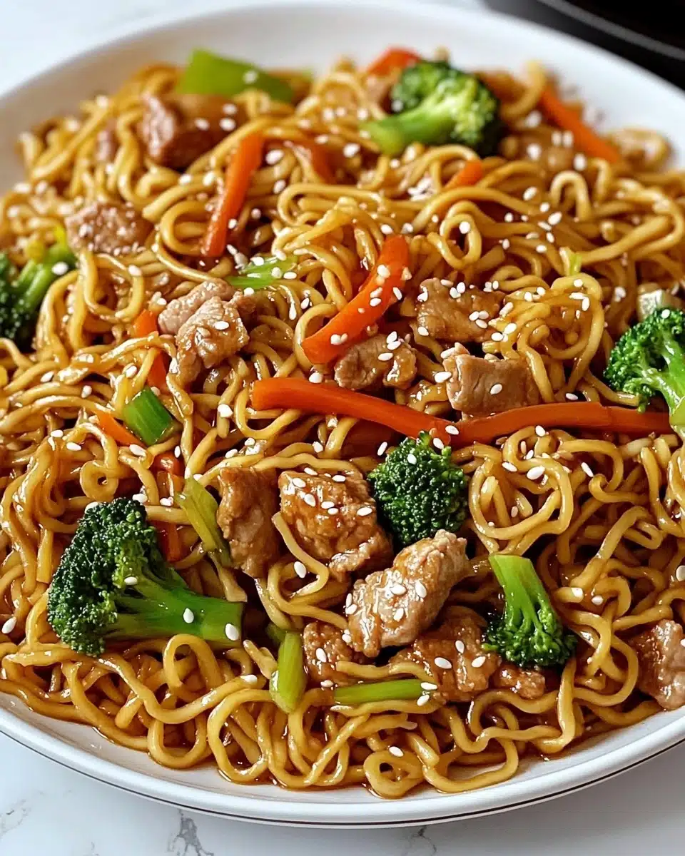 Spicy Chicken Ramen Stir Fry Recipe