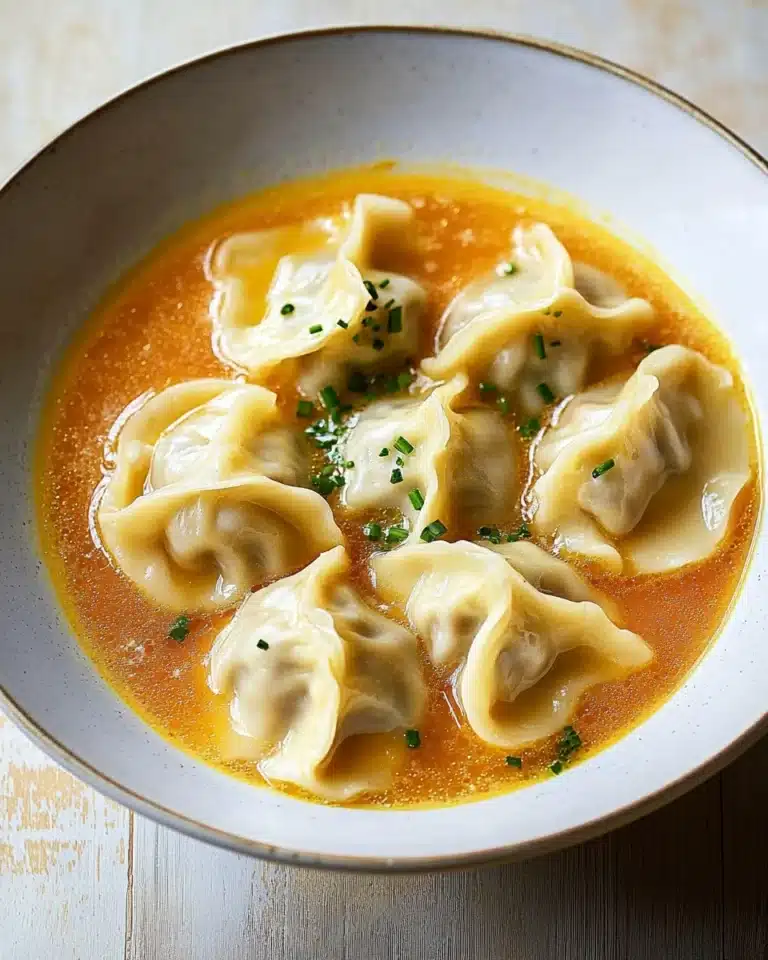 Thai Coconut Curry Dumpling Soup Recipe