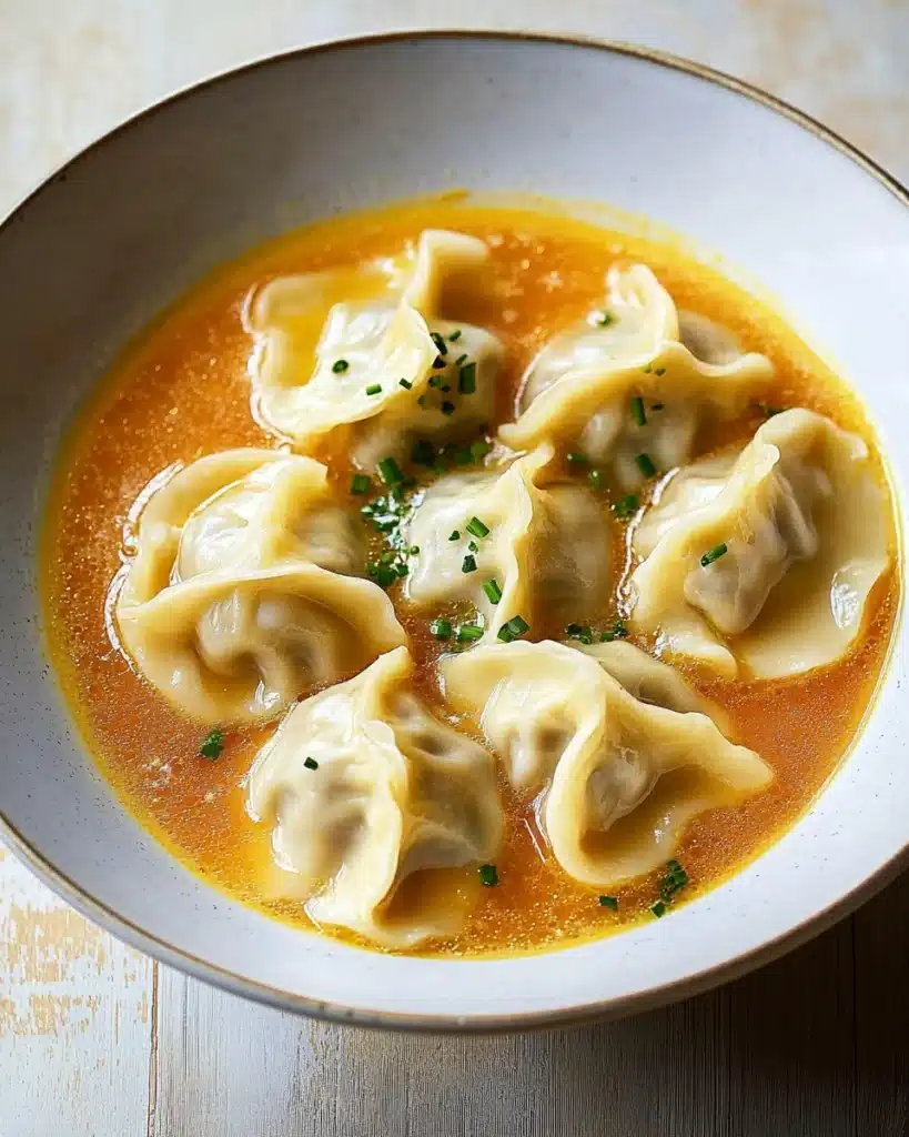 Thai Coconut Curry Dumpling Soup Recipe