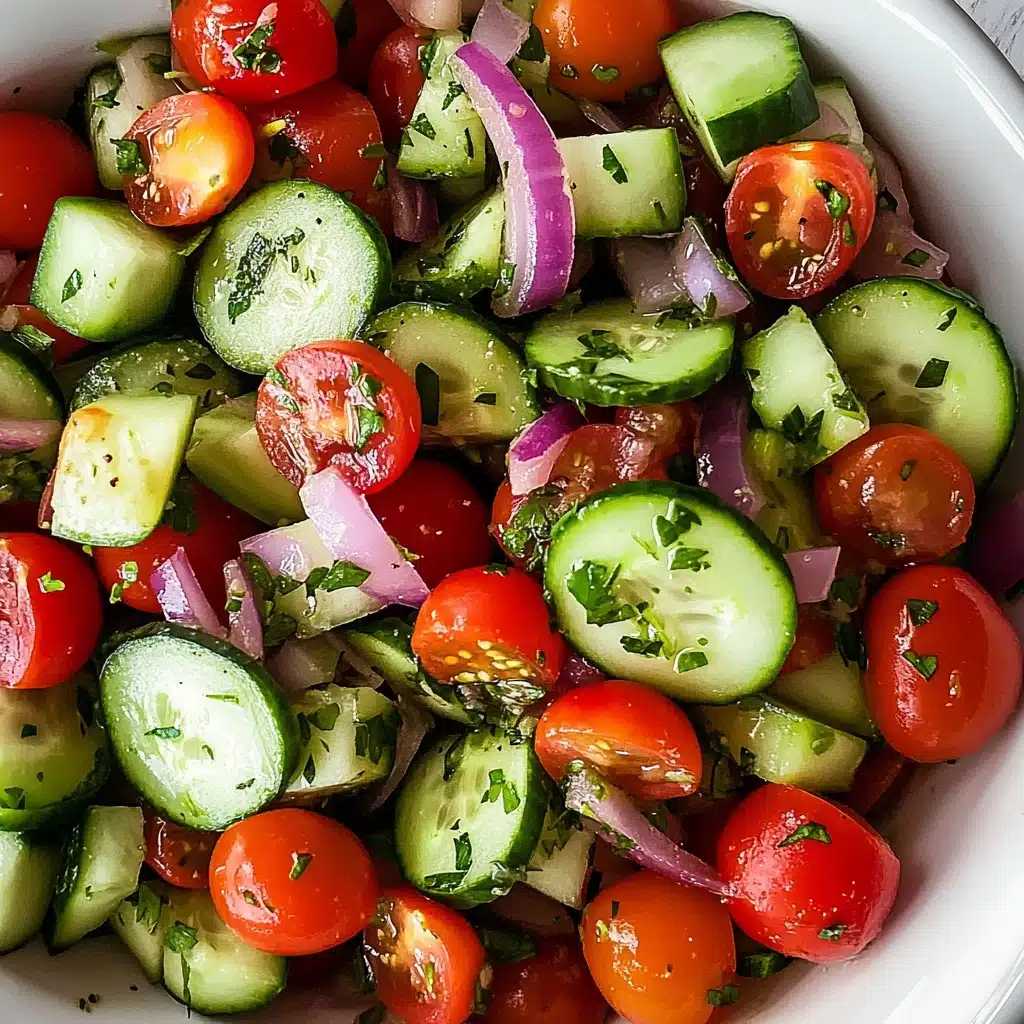 Cucumber Tomato Salad Recipe - Recipe Image