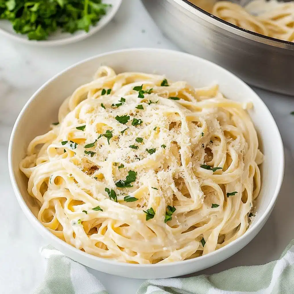 Cottage Cheese Alfredo Pasta Recipe - Recipe Image