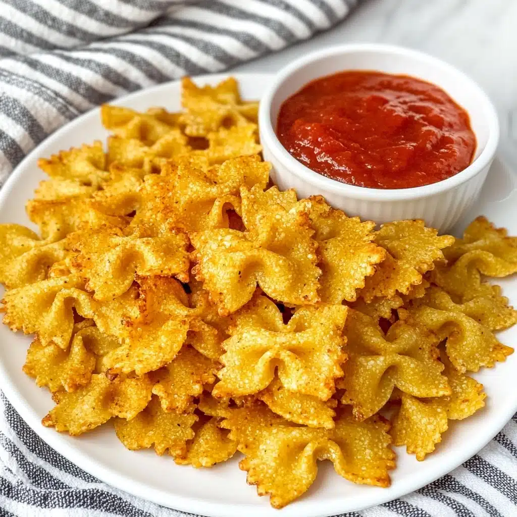 The Best Air Fryer Pasta Chips Recipe - Recipe Image