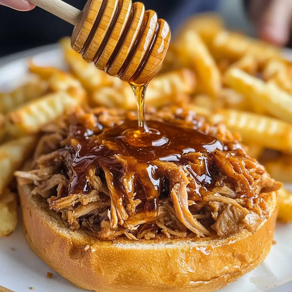 Slow Cooker Hot Honey Chicken Sandwiches Recipe - Recipe Image