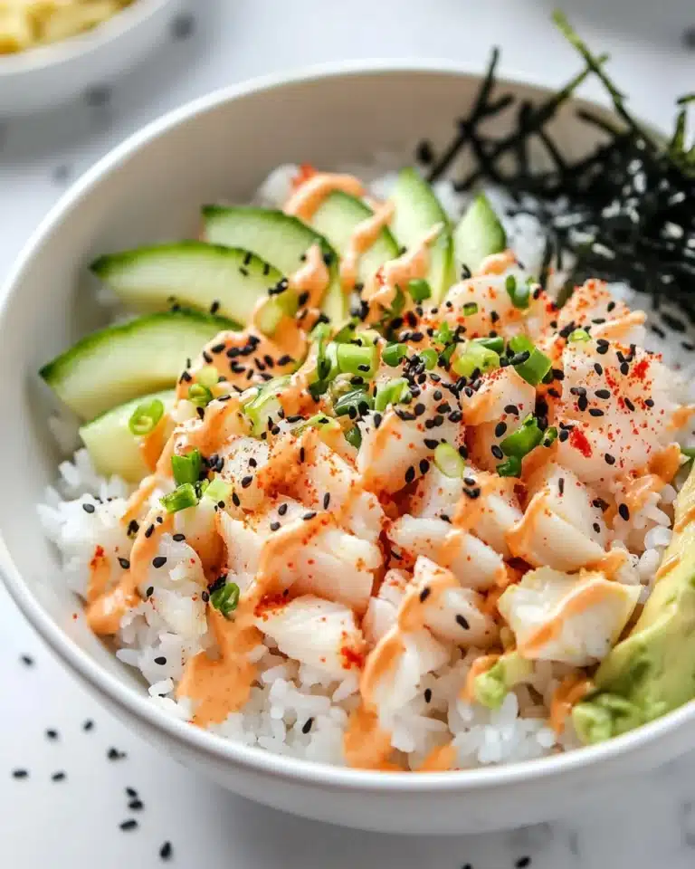 California Sushi Bowls Recipe