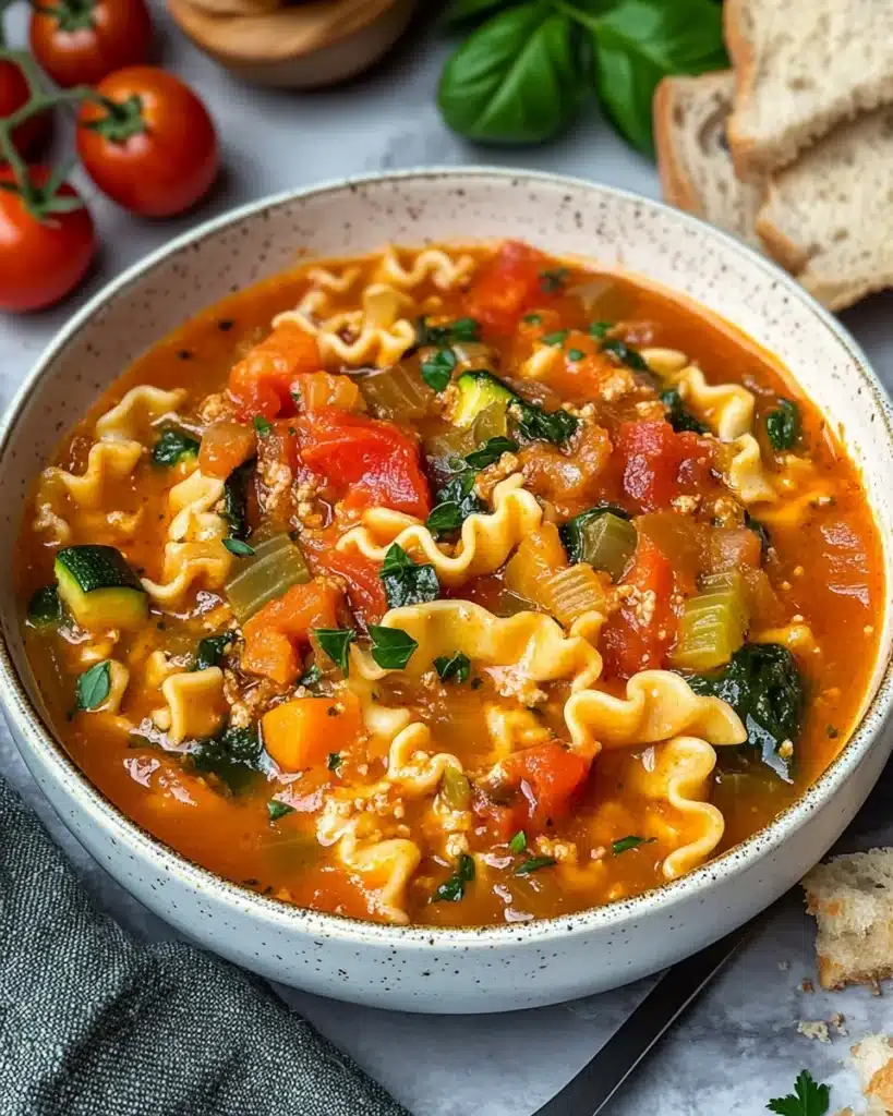 Vegan Lasagna Soup Recipe