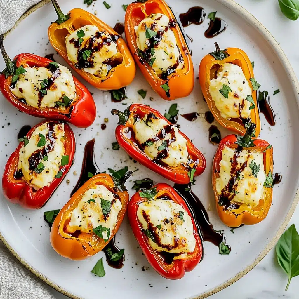 Goat Cheese Stuffed Mini Peppers Recipe - Recipe Image