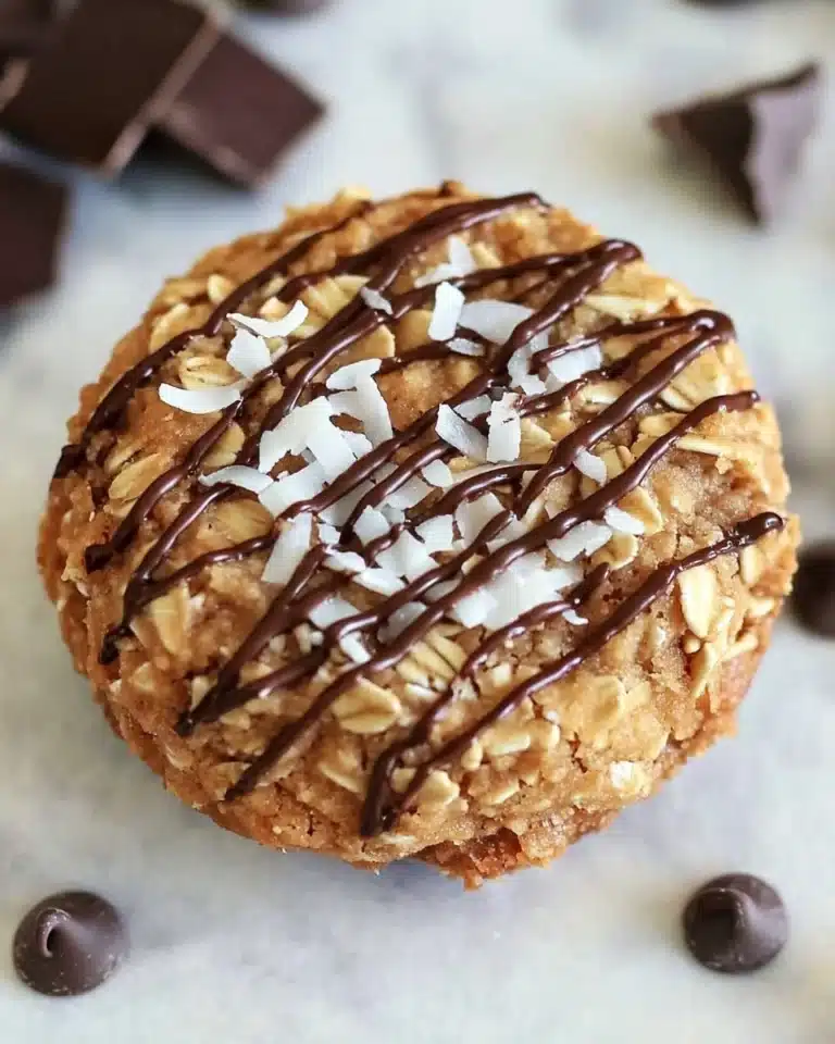 Thin and Crispy Toasted Coconut Oatmeal Cookies Recipe