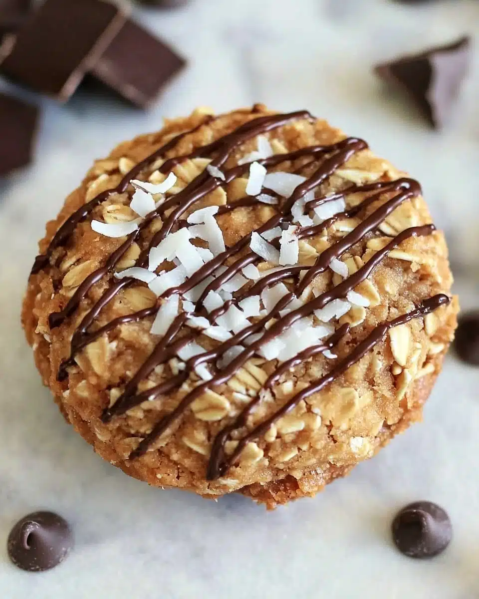 Thin and Crispy Toasted Coconut Oatmeal Cookies Recipe