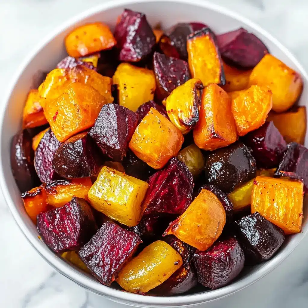 Honey Roasted Beets & Carrots Recipe - Recipe Image