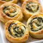 Spinach Feta Pinwheels Recipe