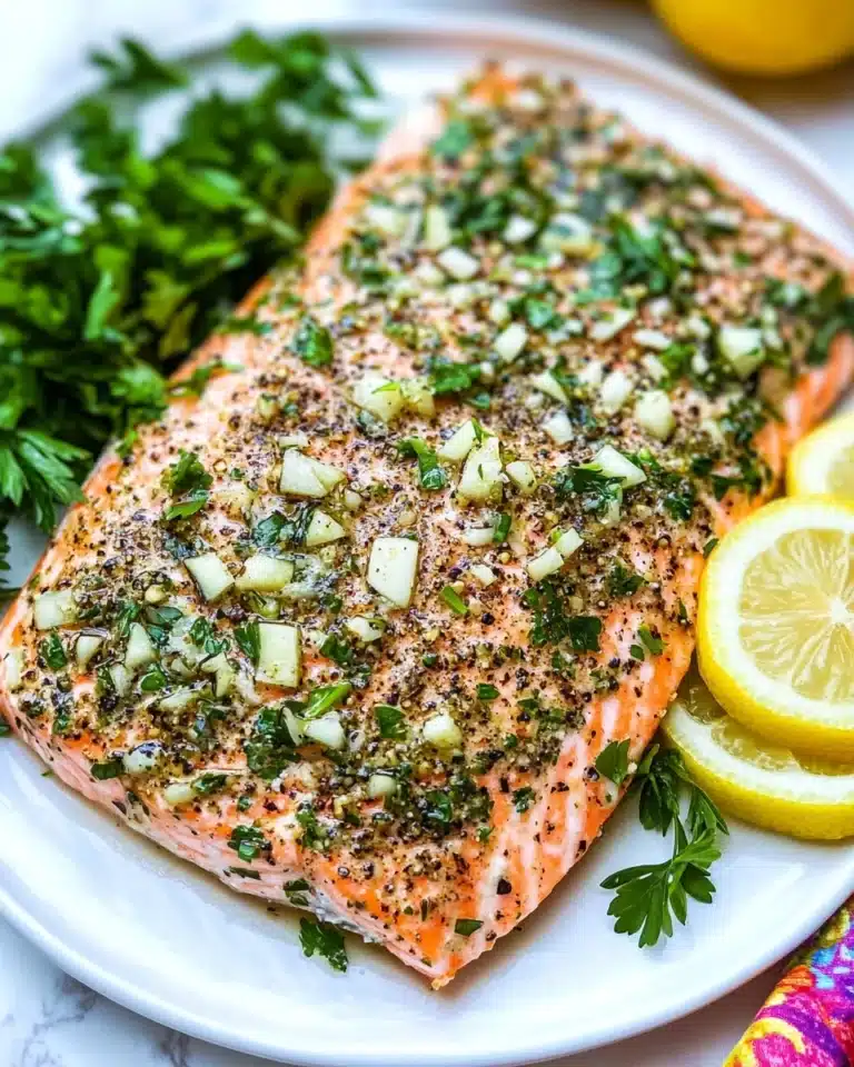 Grilled Salmon with Lemon and Herbs Recipe